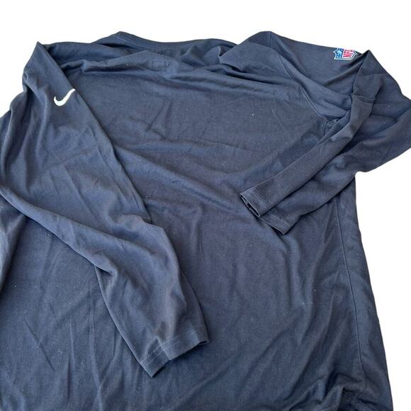 Nike men’s size XXL athletic cut, DRI-FIT long sleeve FALCONS tee shirt - Picture 3 of 4